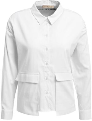 Smith&Soul Overlapping Pocket Blouse