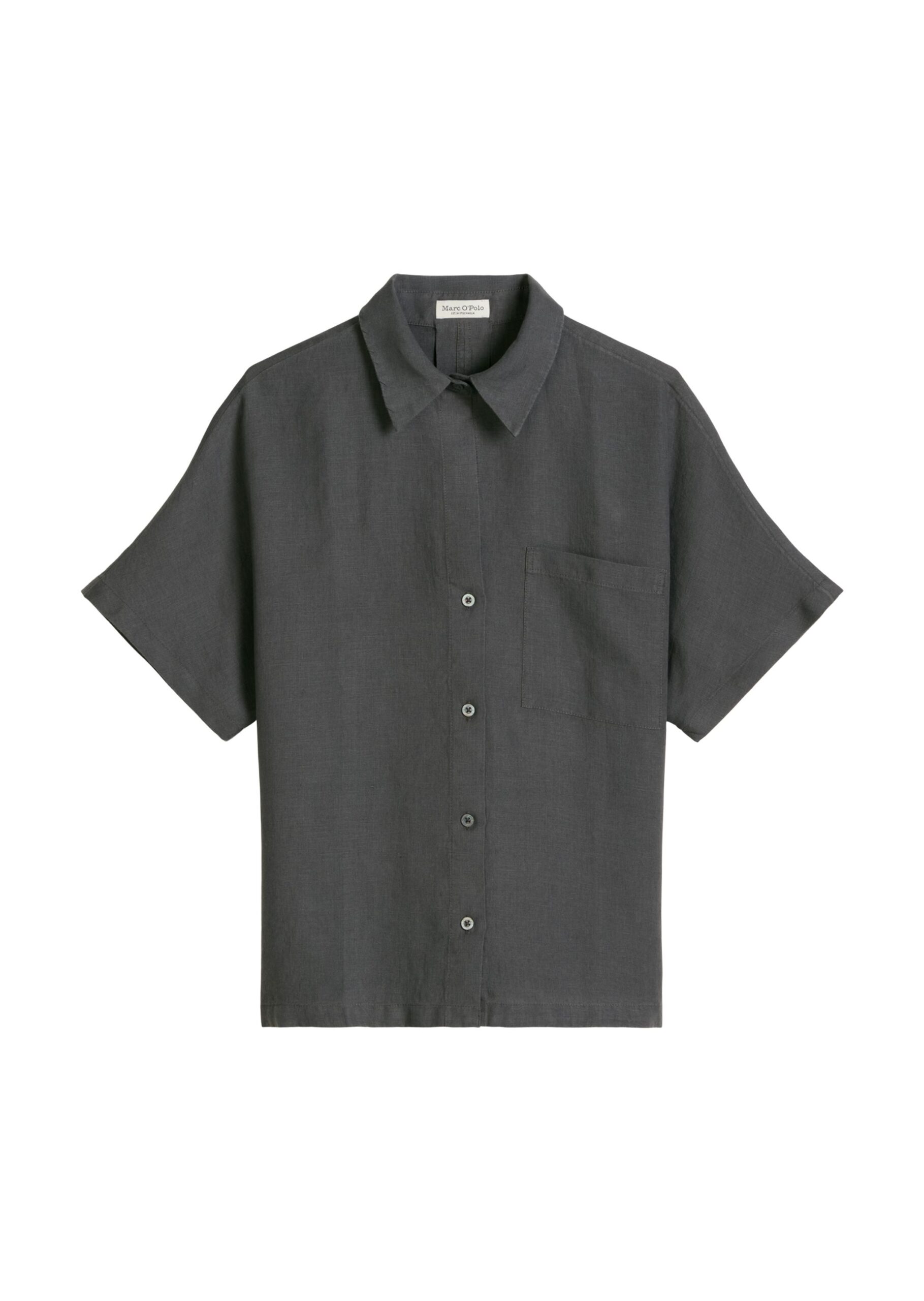 Marc O'Polo Casual Kurzarm-Leinenbluse