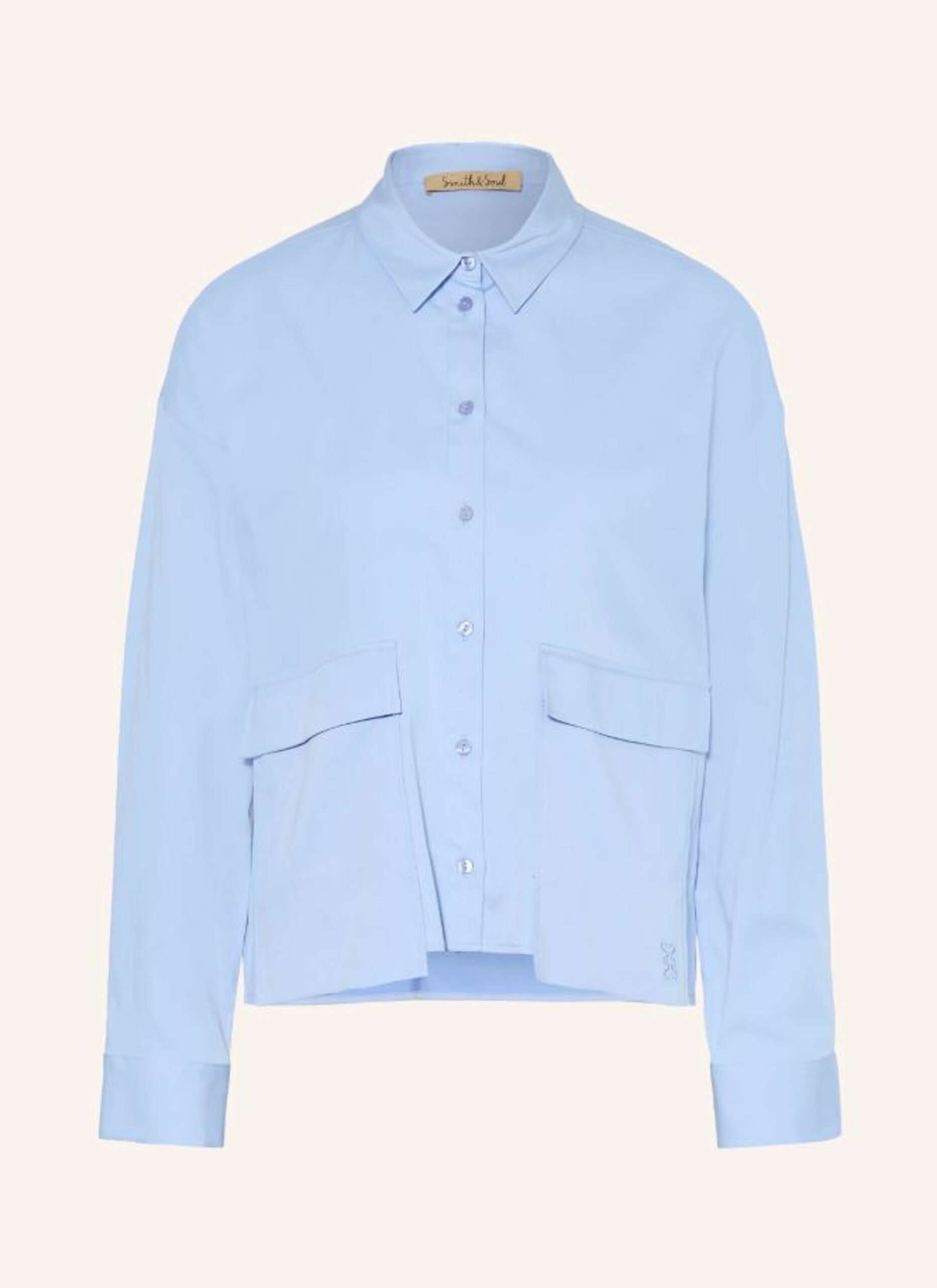 Smith&Soul Overlapping Pocket Blouse Langarmbluse