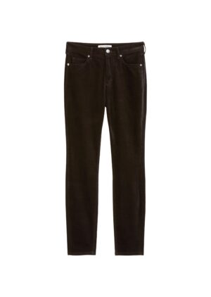 Marc O'Polo Casual Samthose mit hoher Taille und Slim Fit-Passform