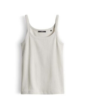 someday. Schmales Top mit Spaghettiträgern und Rippstruktur