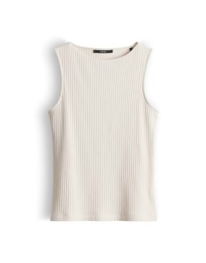 someday. Schmales ärmelloses Shirt mit U-Boot-Ausschnitt