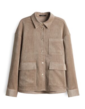 someday. Cordbluse mit Rippstruktur