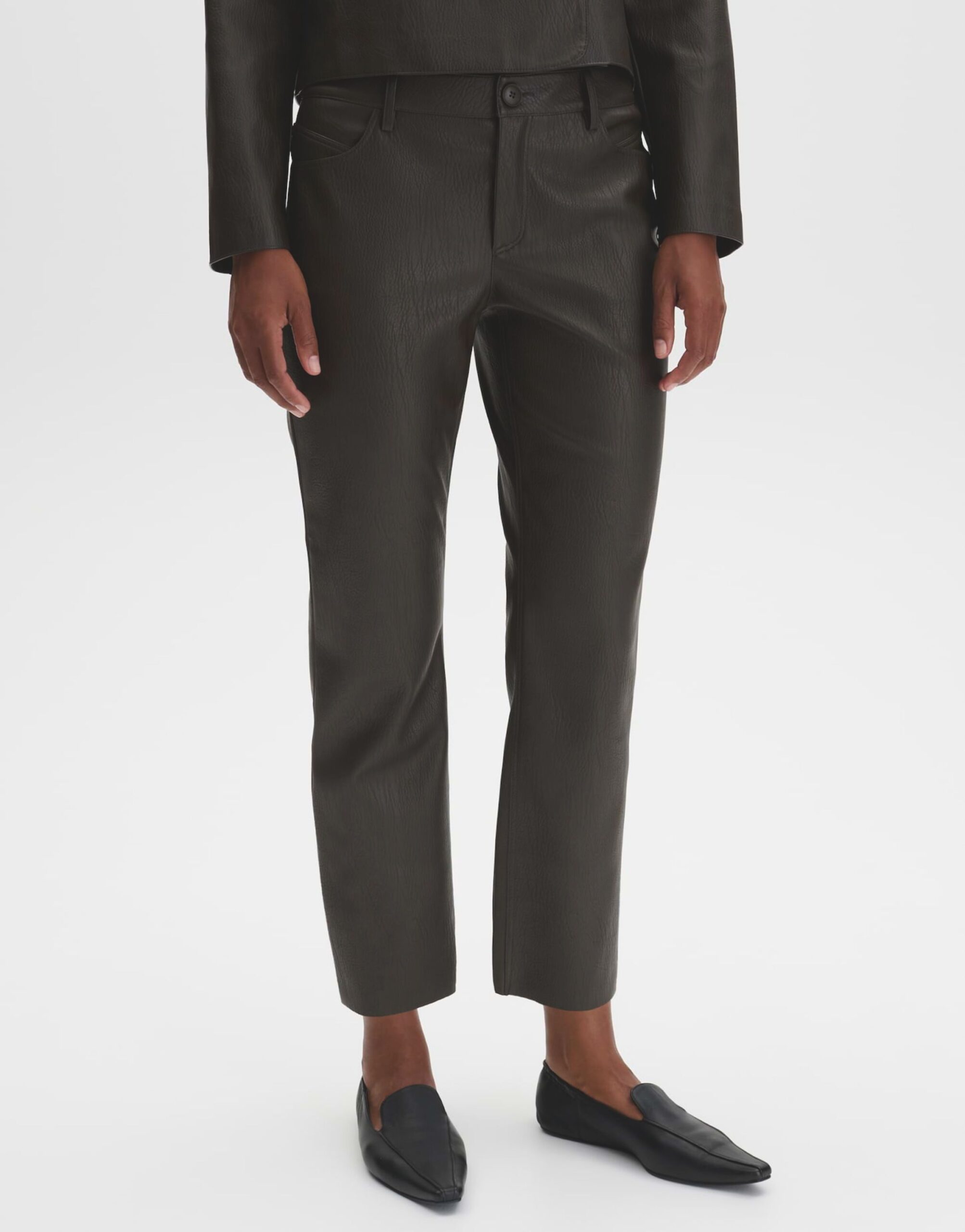 someday. Carile Texture City Pants in Lederoptik – Bild 2
