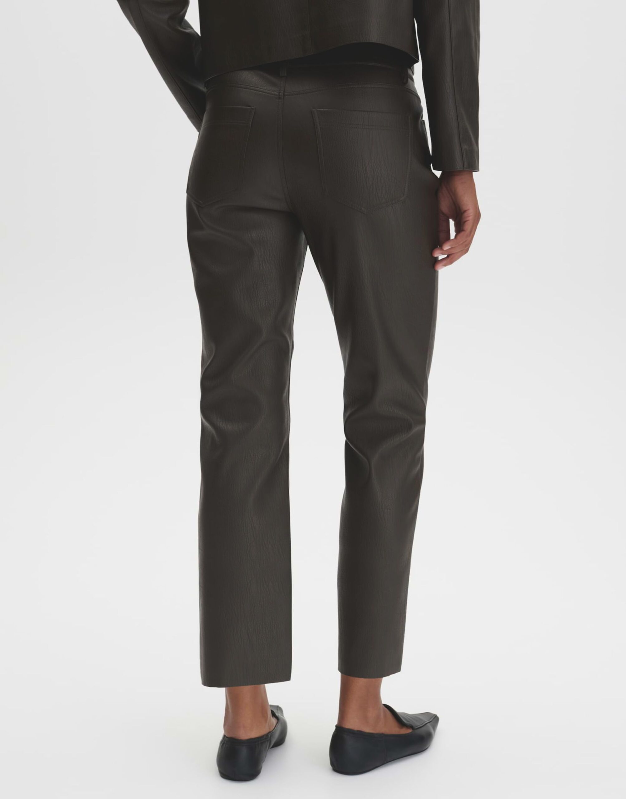 someday. Carile Texture City Pants in Lederoptik – Bild 3
