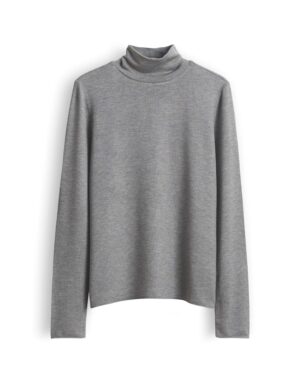 someday. Rollkragenshirt mit Rippstruktur