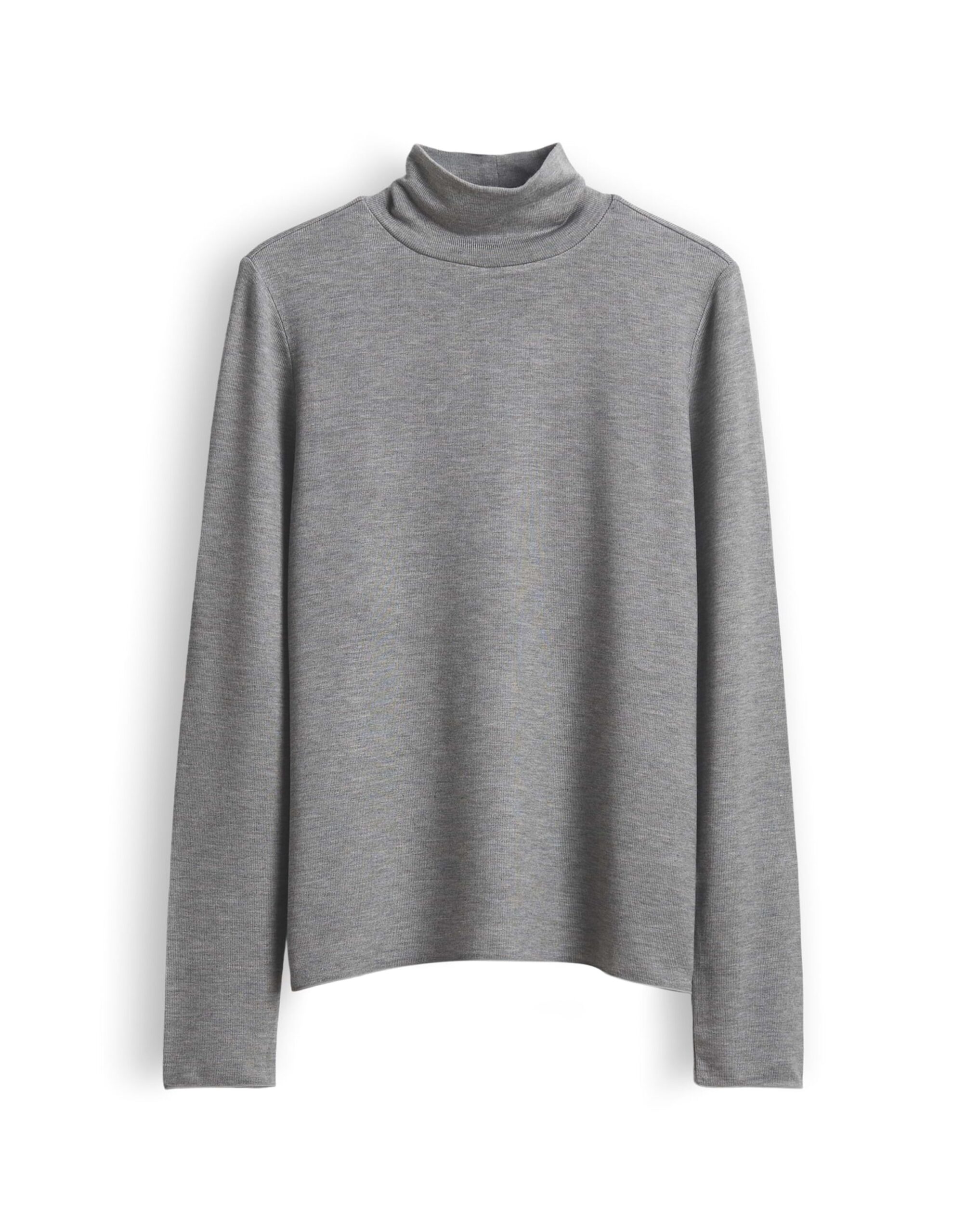 someday. Rollkragenshirt mit Rippstruktur