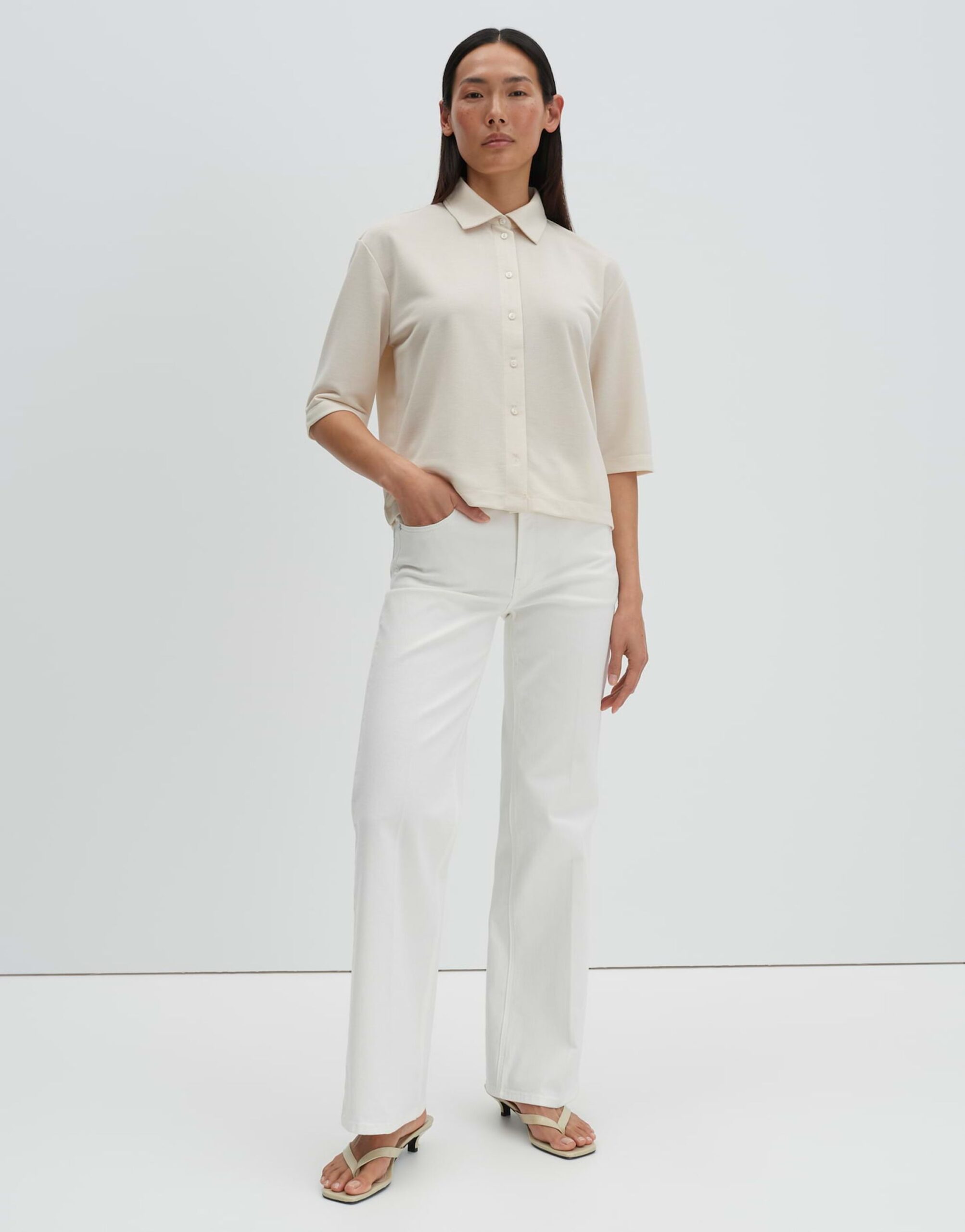 someday. Weit geschnittenes Shirt mit Strickoptik – Bild 5