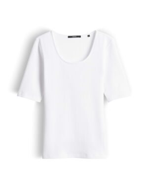 someday. Schmales Jersey-Shirt mit Halbarm und Rundhalsausschnitt