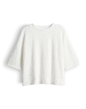 someday. Lockeres Jersey-Shirt mit 3-dimensionaler Struktur