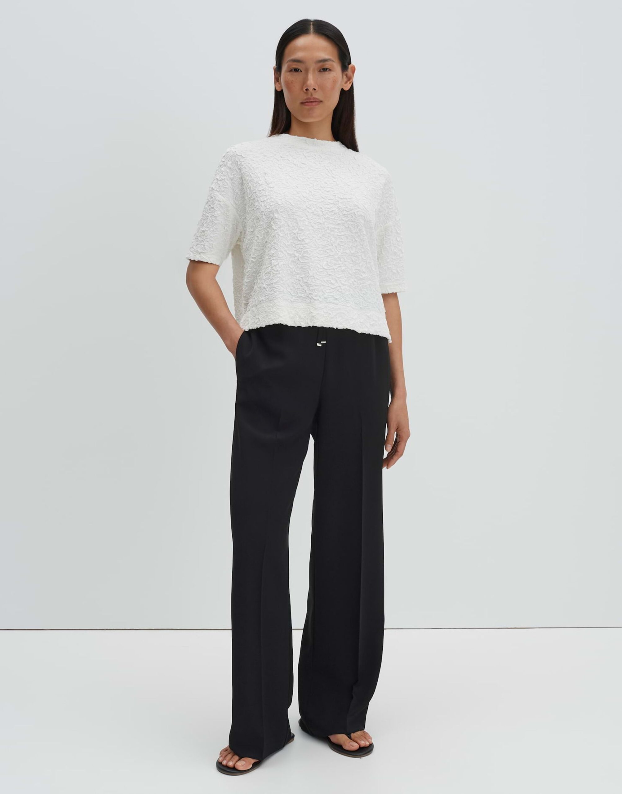 someday. Lockeres Jersey-Shirt mit 3-dimensionaler Struktur – Bild 5