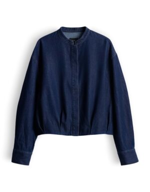 someday. Denim-Blazer mit Ballonärmeln