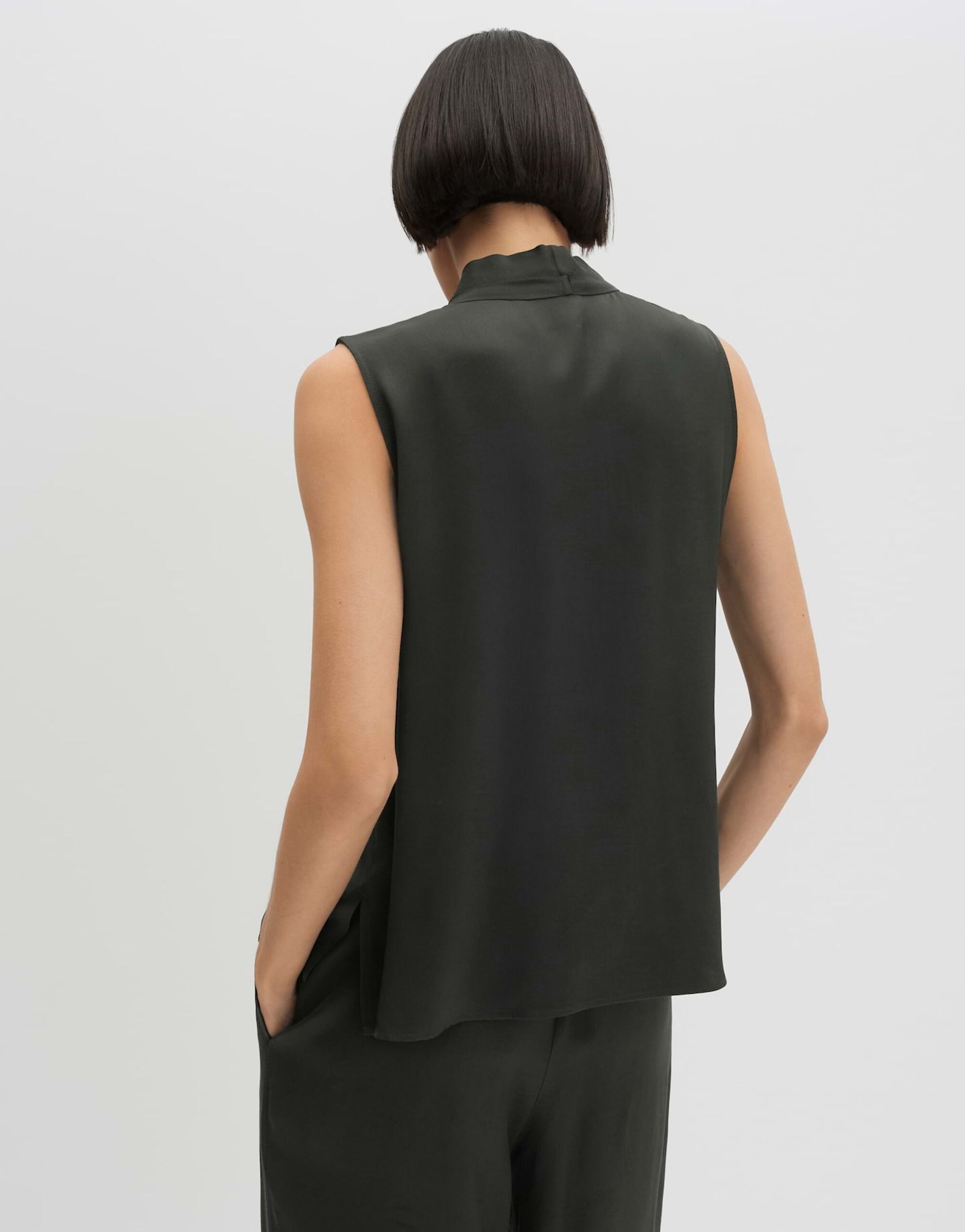 someday. Ärmellose Bluse mit V-Ausschnitt und Faltendetail – Bild 3