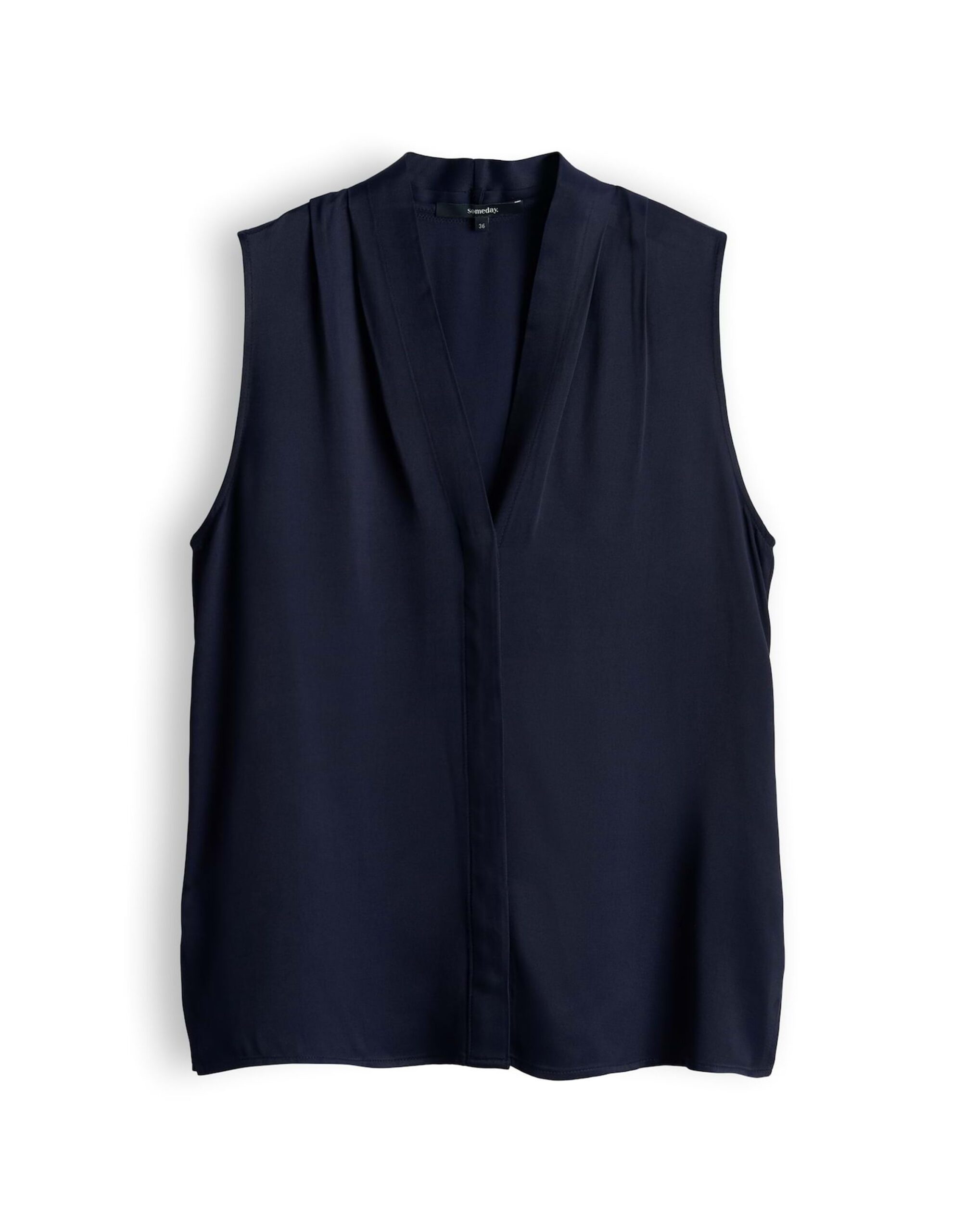 someday. Ärmellose Bluse mit V-Ausschnitt und Knopfleiste