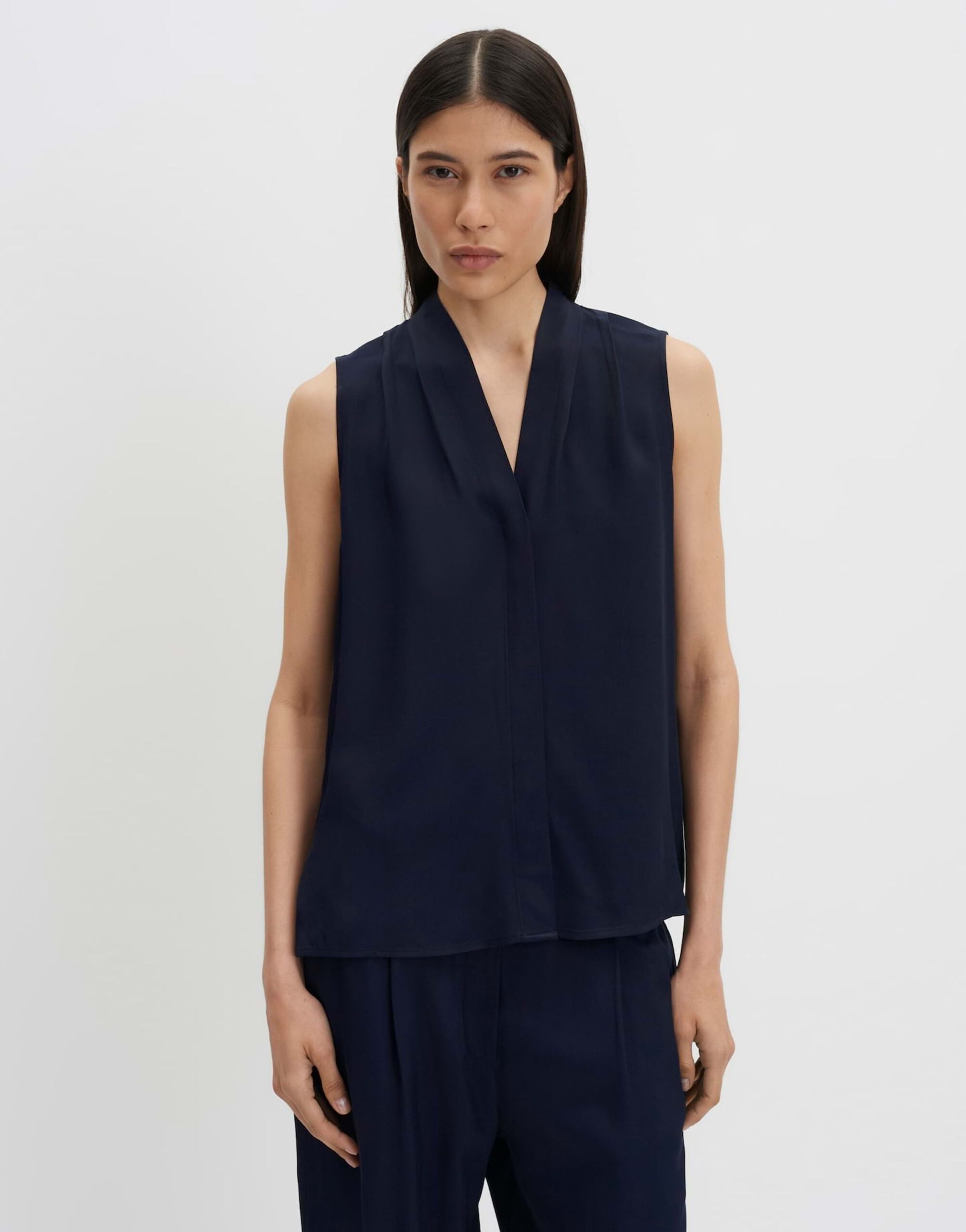 someday. Ärmellose Bluse mit V-Ausschnitt und Knopfleiste – Bild 2