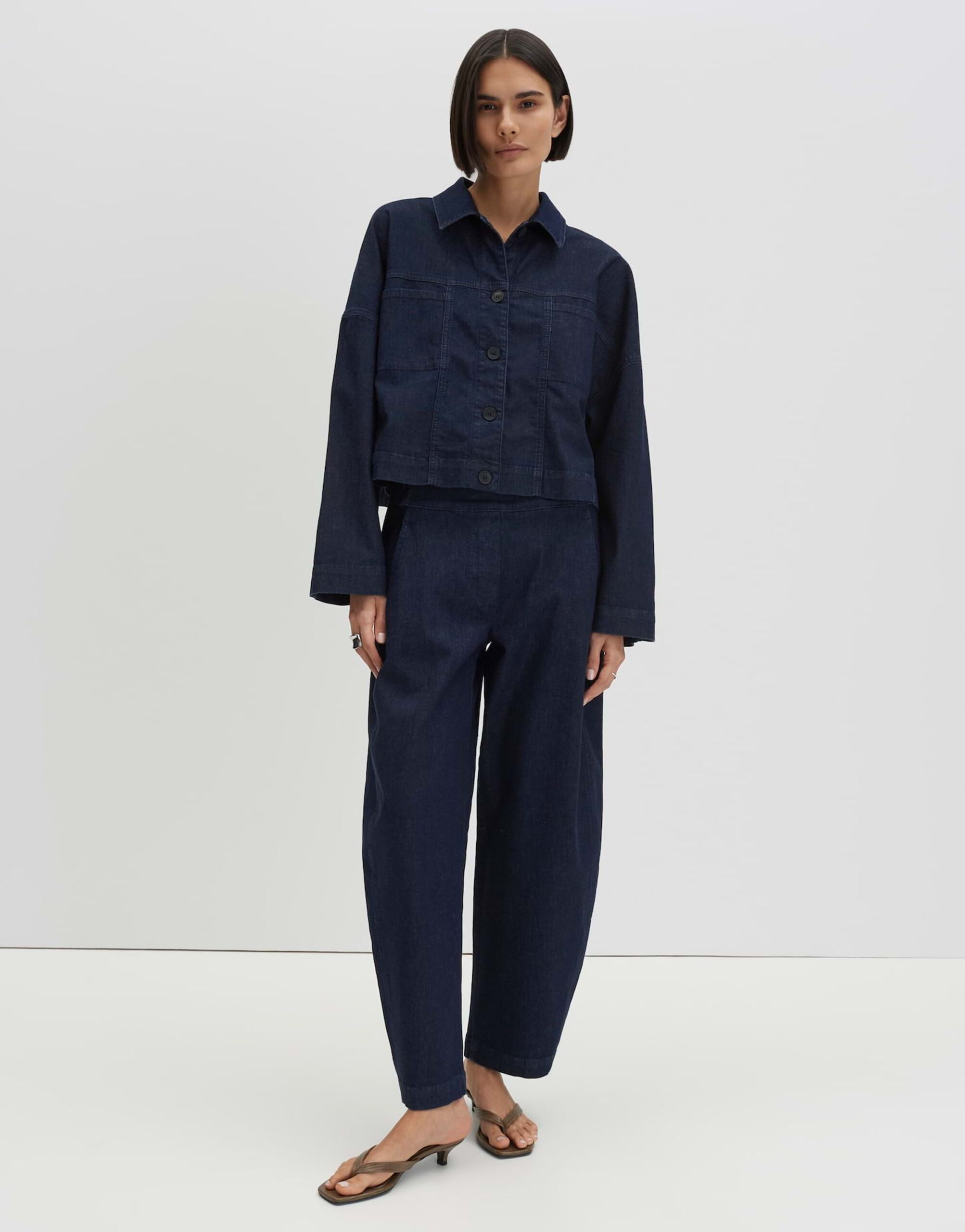 someday. Nareen Denim-Blazer mit weiter Passform – Bild 5