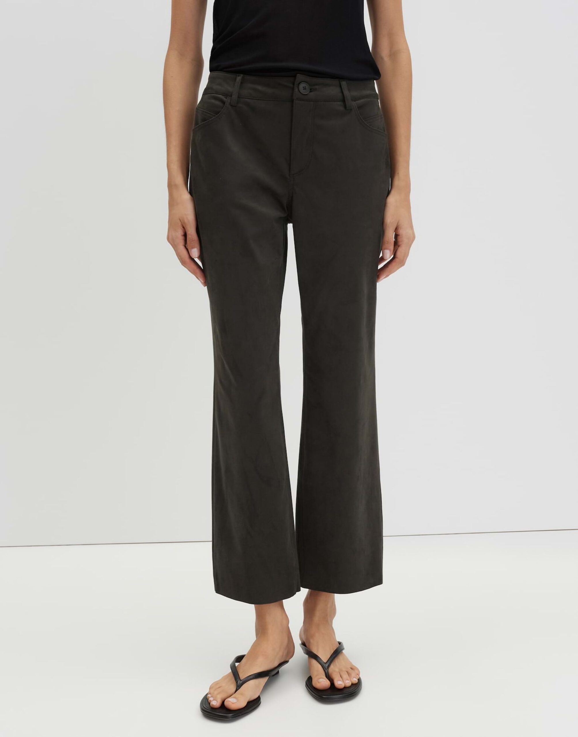 someday. Carile velours Hose mit geradem Beinverlauf – Bild 2