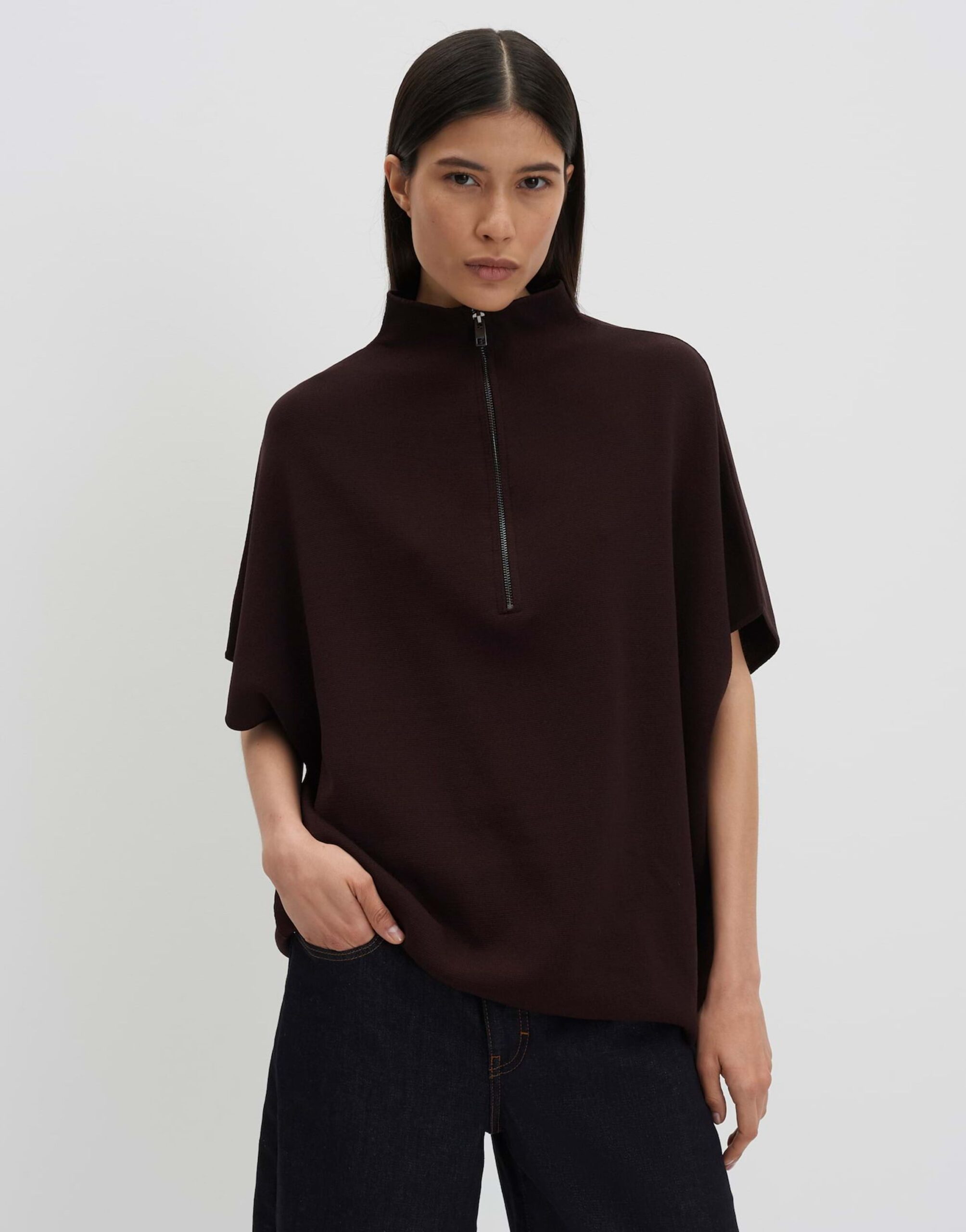 someday. Belori Cape aus Feinstrick mit Stehkragen – Bild 2
