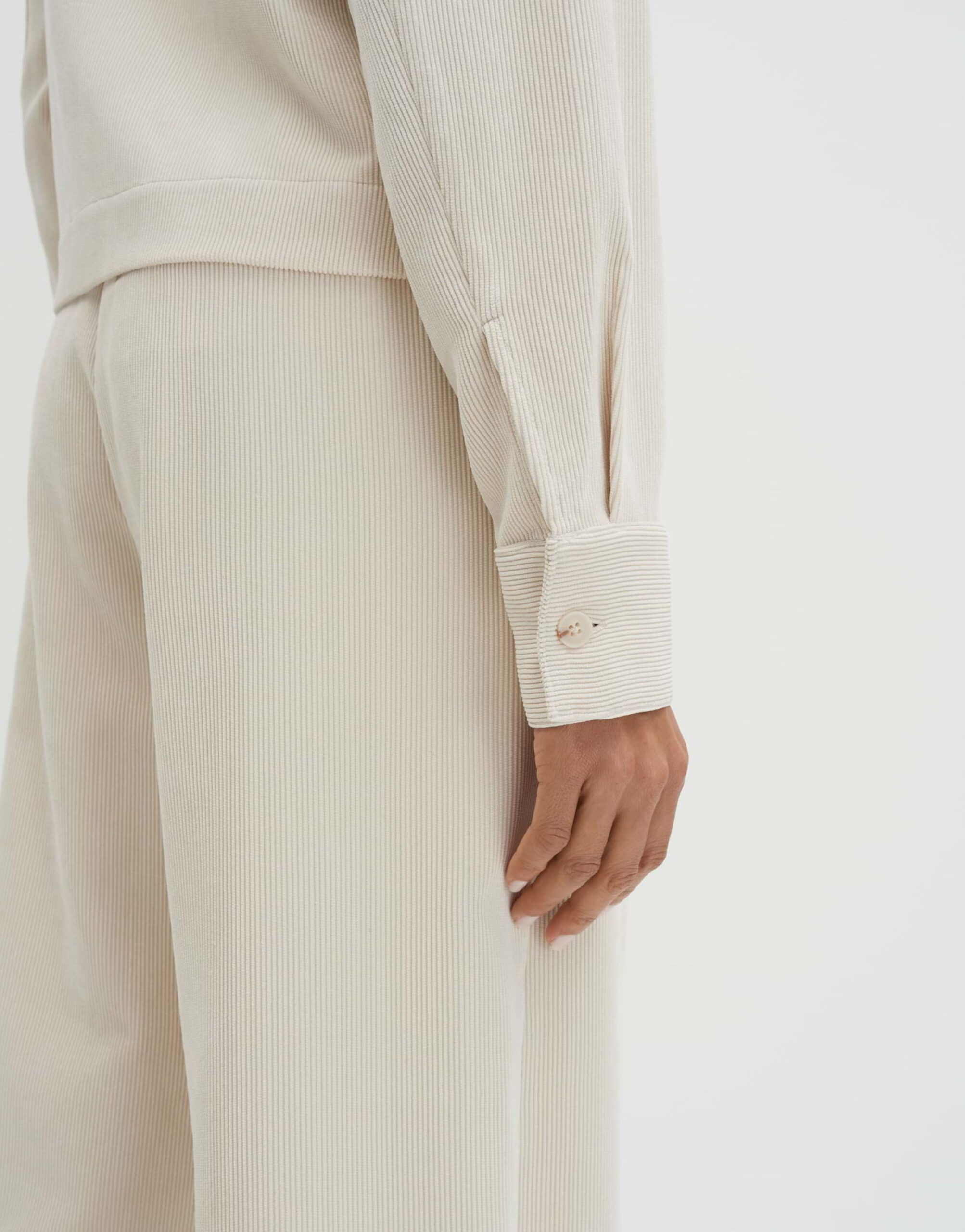 someday. Cordbluse mit verkürzter Länge und Knopfleiste – Bild 5