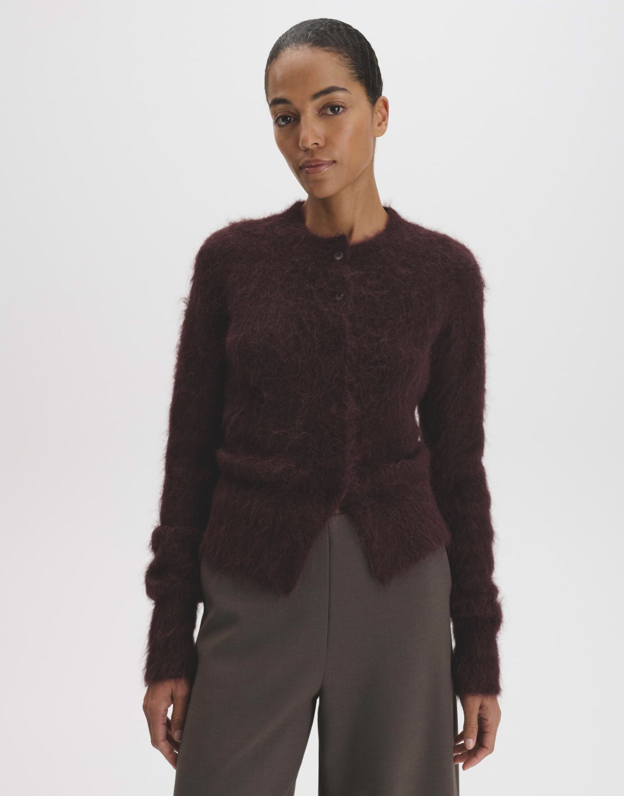 someday. Tulinda Strickcardigan aus Effektgarn Slim Fit – Bild 2