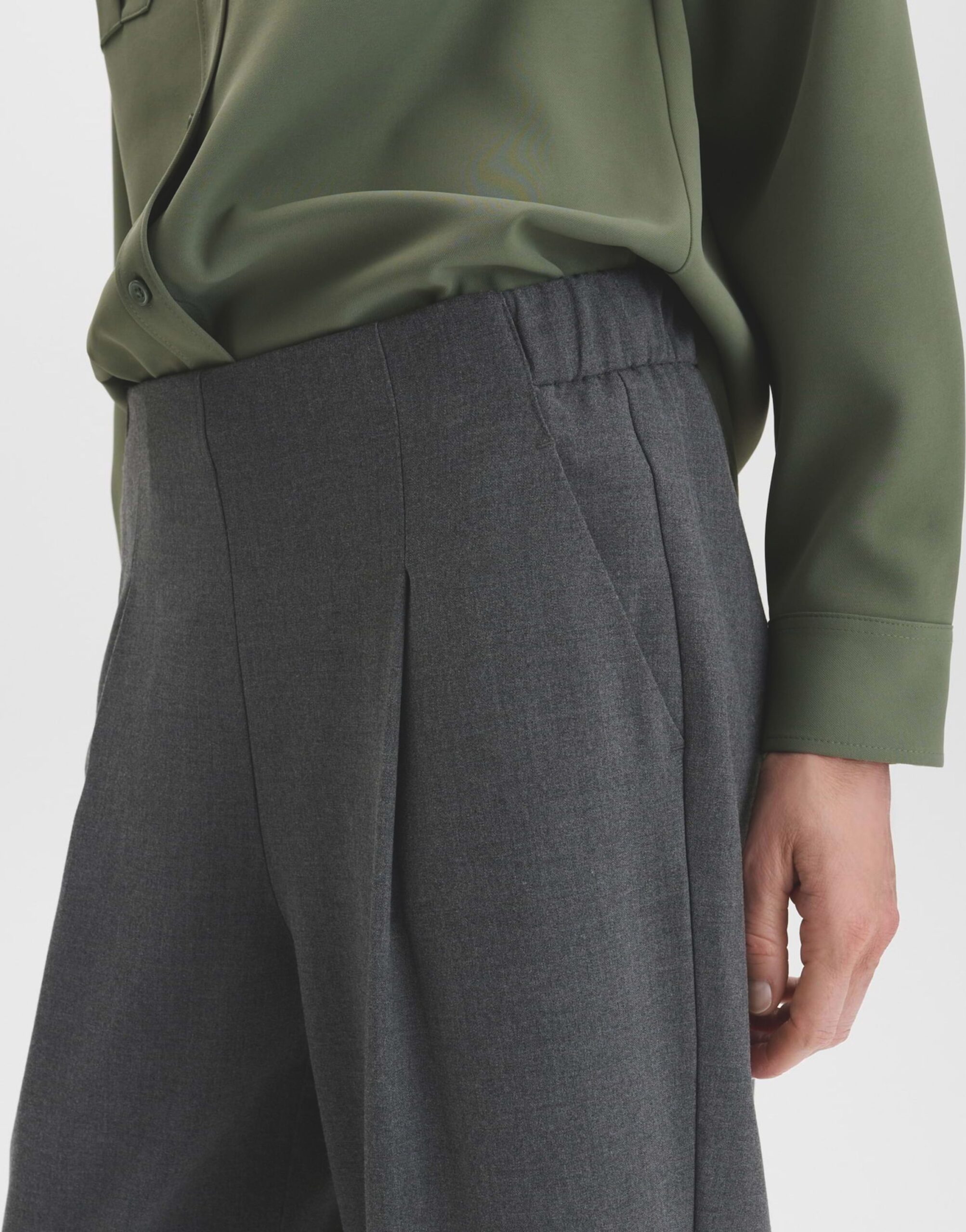 someday. Cevil tapered detail City Pants mit Fersensteg – Bild 4