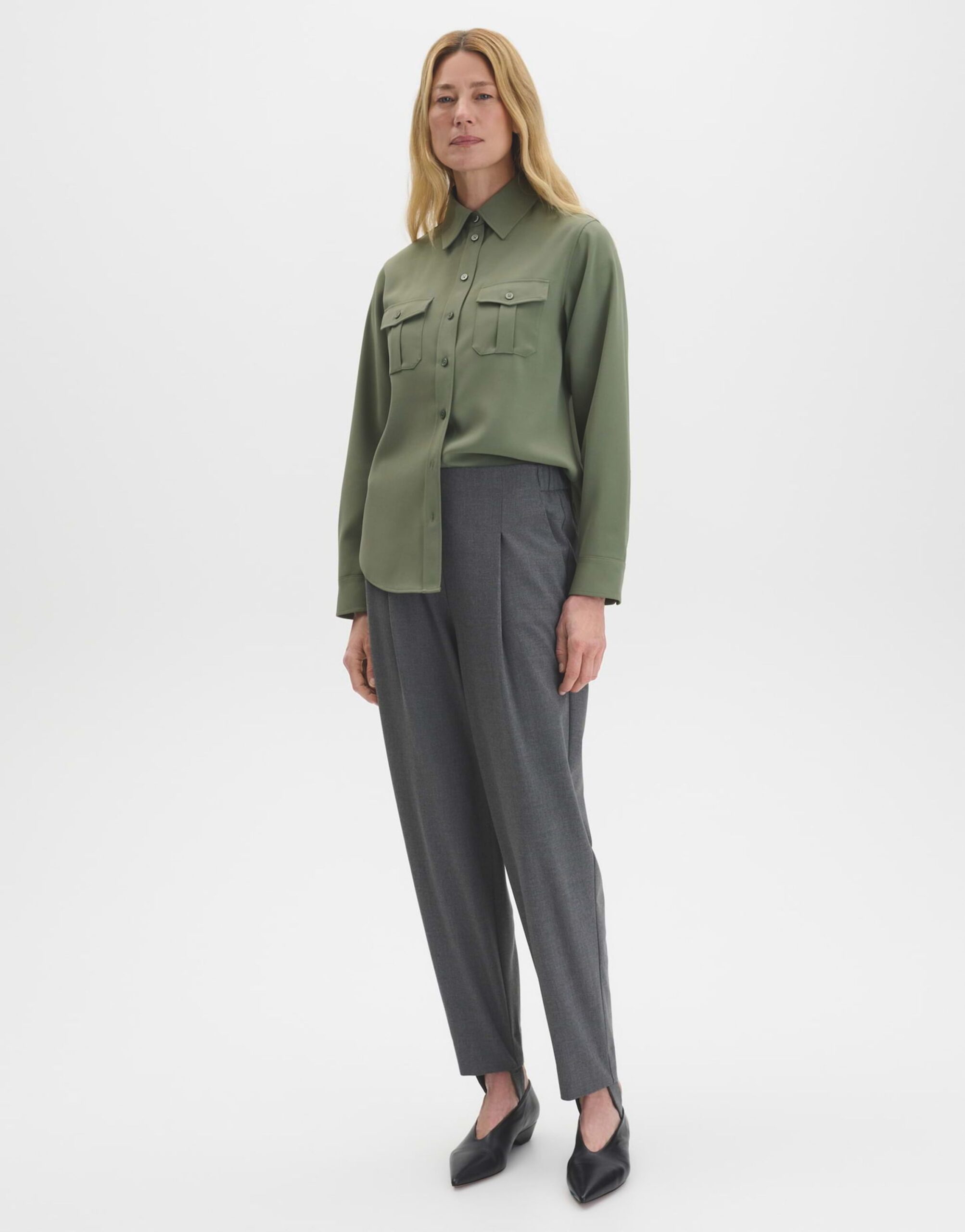someday. Cevil tapered detail City Pants mit Fersensteg – Bild 6