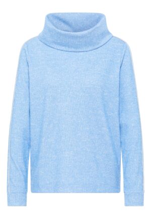 CECIL Cozy Melange Big Collar T-Shirt
