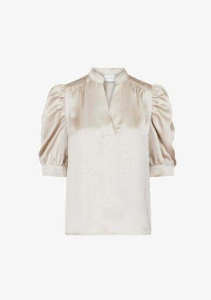 Neo Noir ROELLA Heavy Sateen Blouse