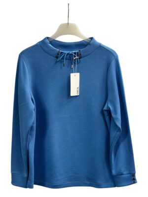 CECIL Funnel Neck Bluse mit Tape Detail