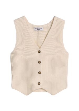 Marc O'Polo Denim Strick-Cardigan ohne Ärmel