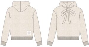 The Shirt Project Hoodie mit Schleife