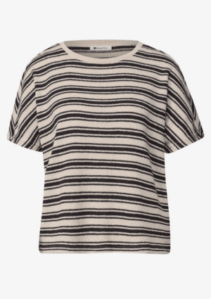 Street One Knit Look Yds Stripe Shirt