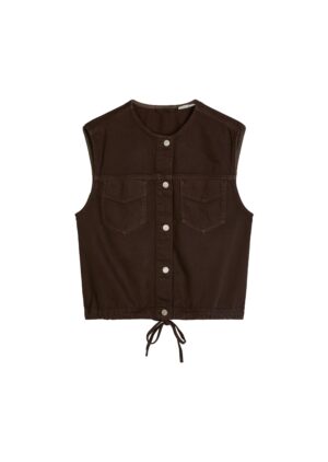 Marc O'Polo Denim Denim Indoor Vests, Cropped Length