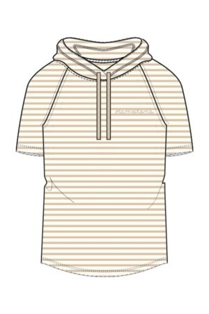 Smith&Soul Relaxed Hooded Sweatshirt Short Sleeve