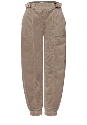 Street One High Waist Barrel Leg Hose mit Elastikbund