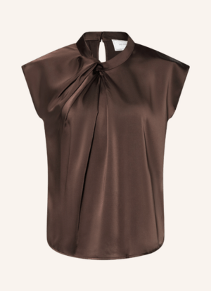 Neo Noir FLEUR DRAPY SATIN BLOUSE