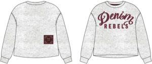 The Shirt Project SWEATER DENIM REBELS Sweatshirt