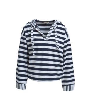 Smith&Soul BOXY INTERLOCK HOODIE STRIPED