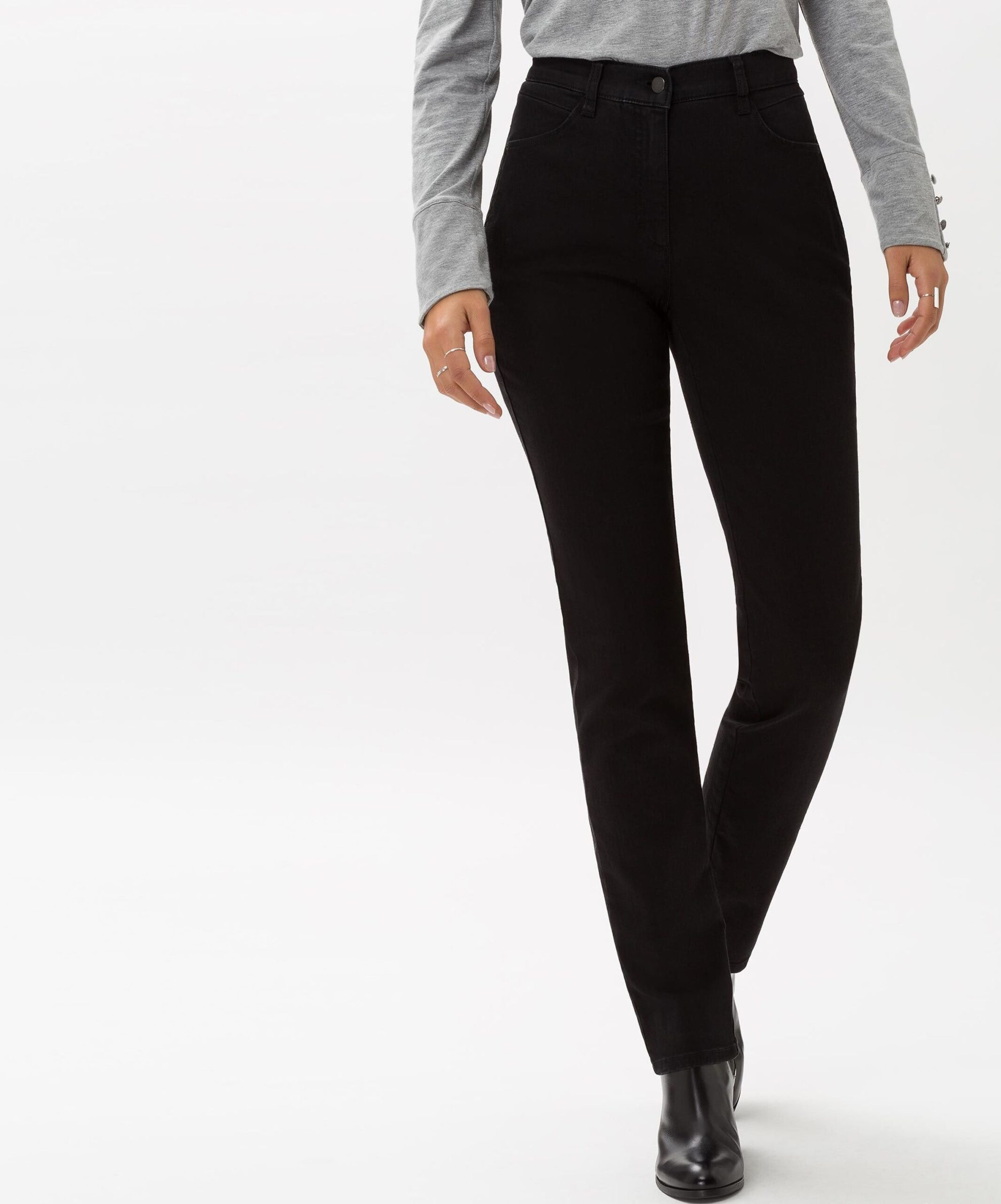 BRAX Schmale Five-Pocket-Jeans mit Swarovski-Elementen – Bild 10