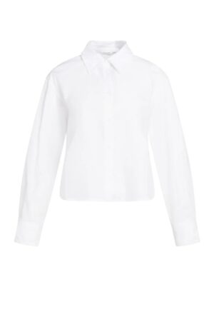 YAYA Bluse mit Drahtkragen und Manschette