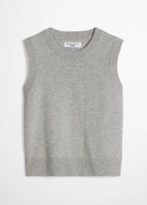 Marc O'Polo Denim Knit Vest Pullunder Crew Neck