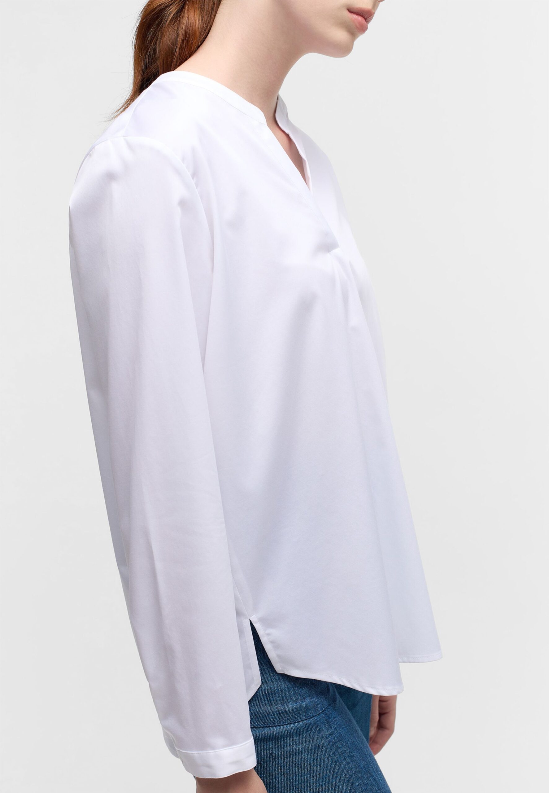 ETERNA Satingewebe Bluse Langarm – Bild 6