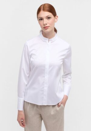 ETERNA Satingewebe Langarm Bluse