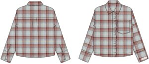 The Shirt Project Karobluse mit Volants