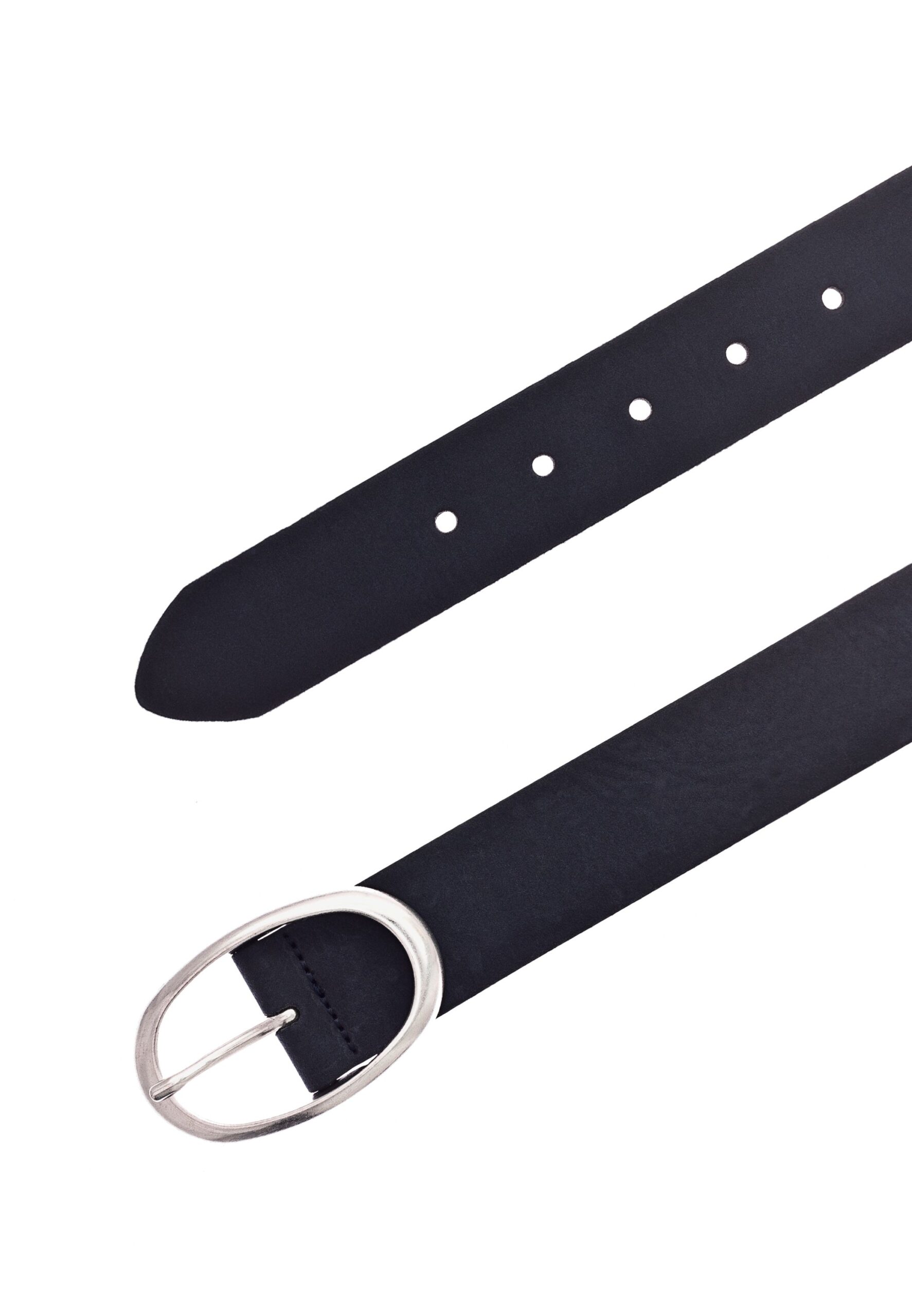 Vanzetti 35 mm breiter Echtleder-Gürtel mit ovaler Doppelschließe – Bild 3