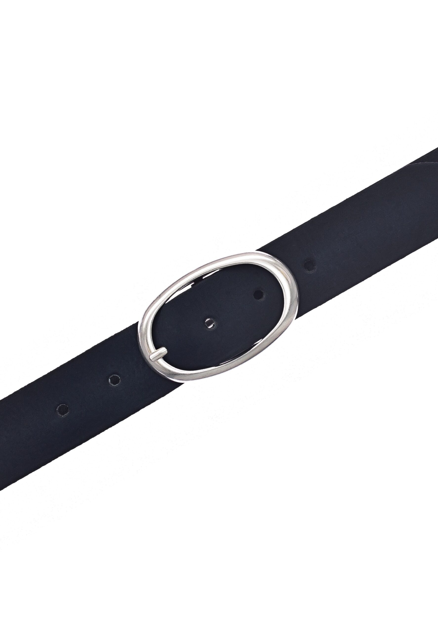 Vanzetti 35 mm breiter Echtleder-Gürtel mit ovaler Doppelschließe – Bild 4