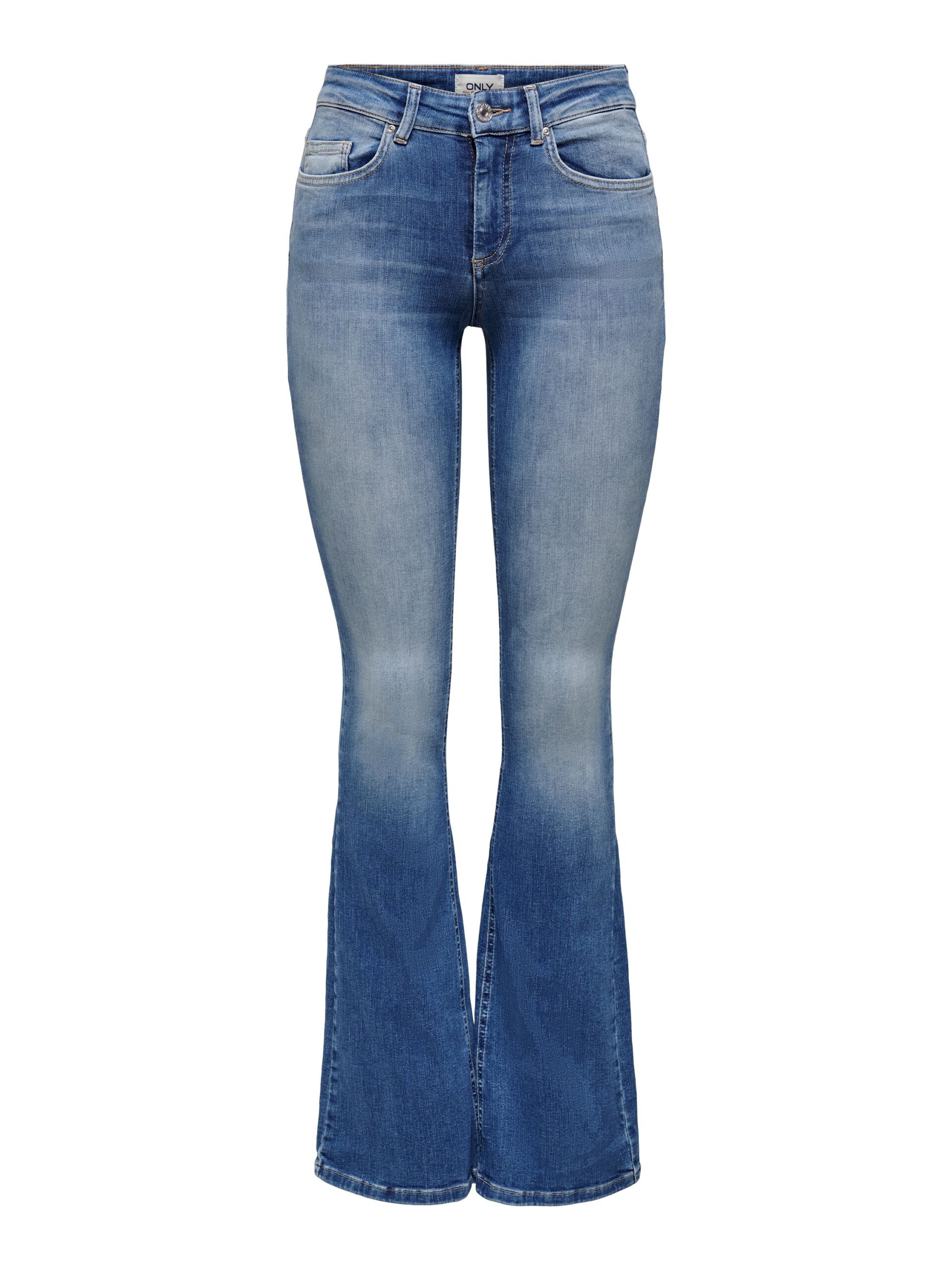 ONLY Flared Jeans mit mittlerer Taille