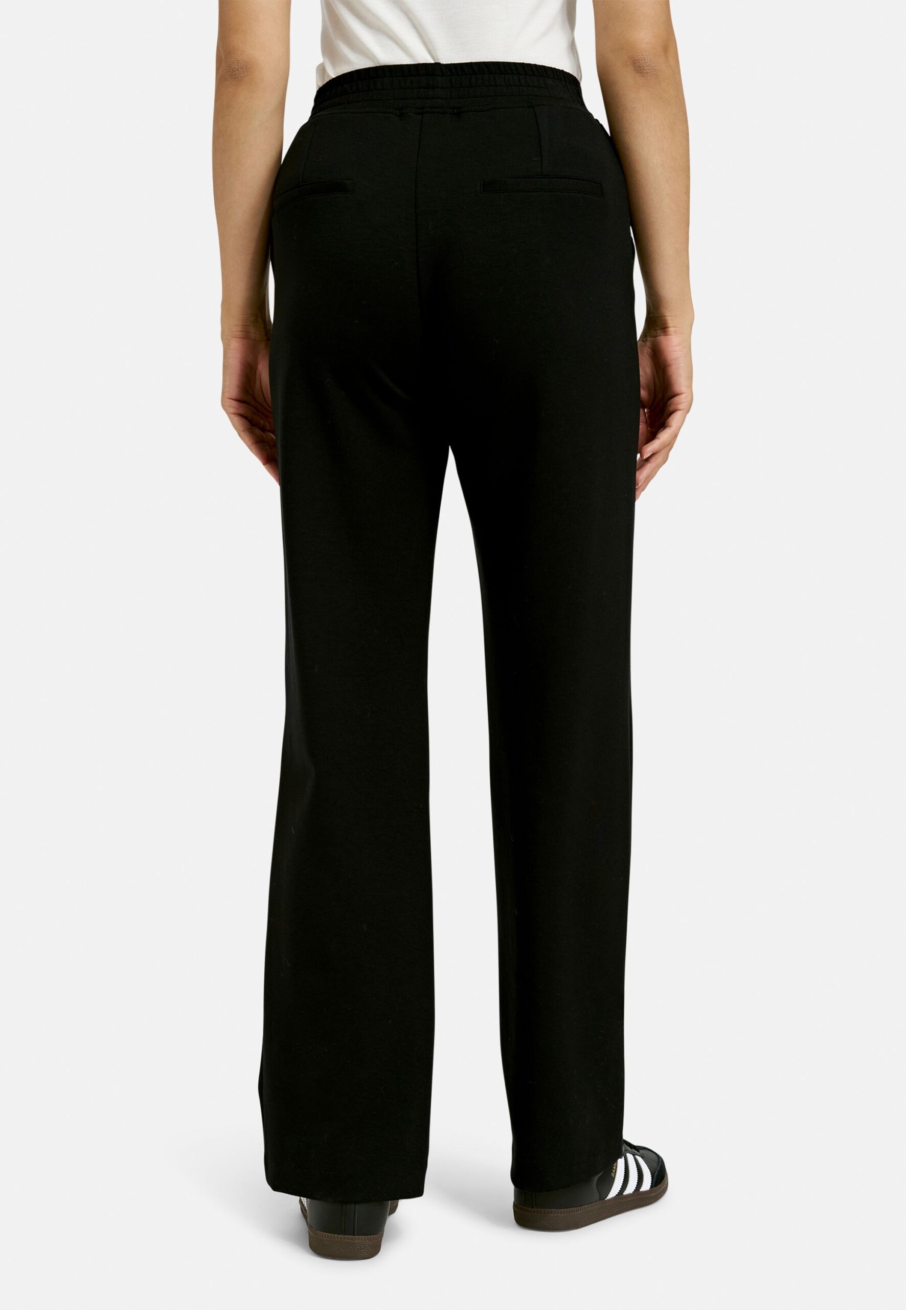 milano italy Wideleg Pants mit elastischem Bund – Bild 4