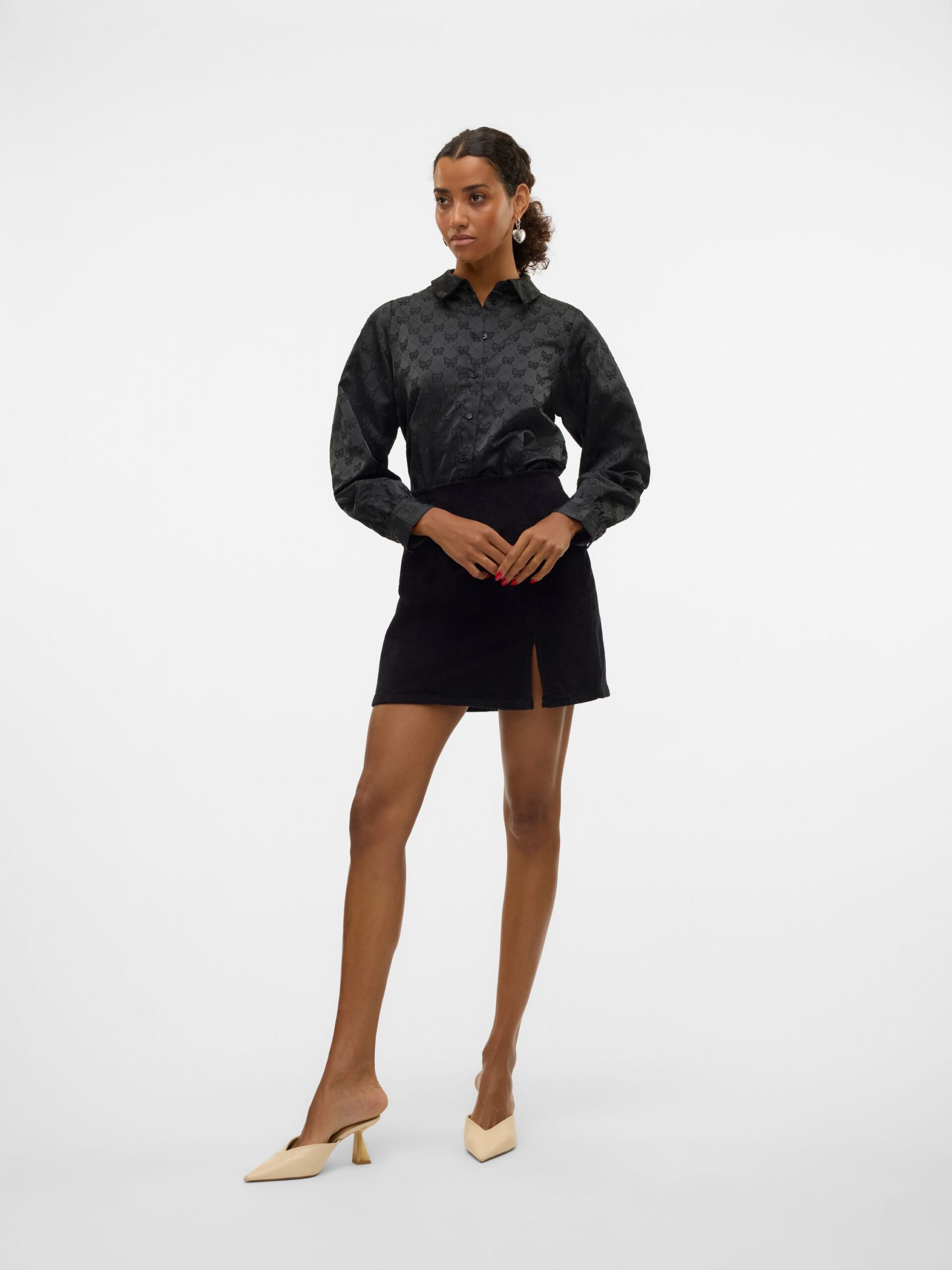 VERO MODA VMLULA NELLY HR SHORT CORD SKIRT GA NOOS – Bild 2