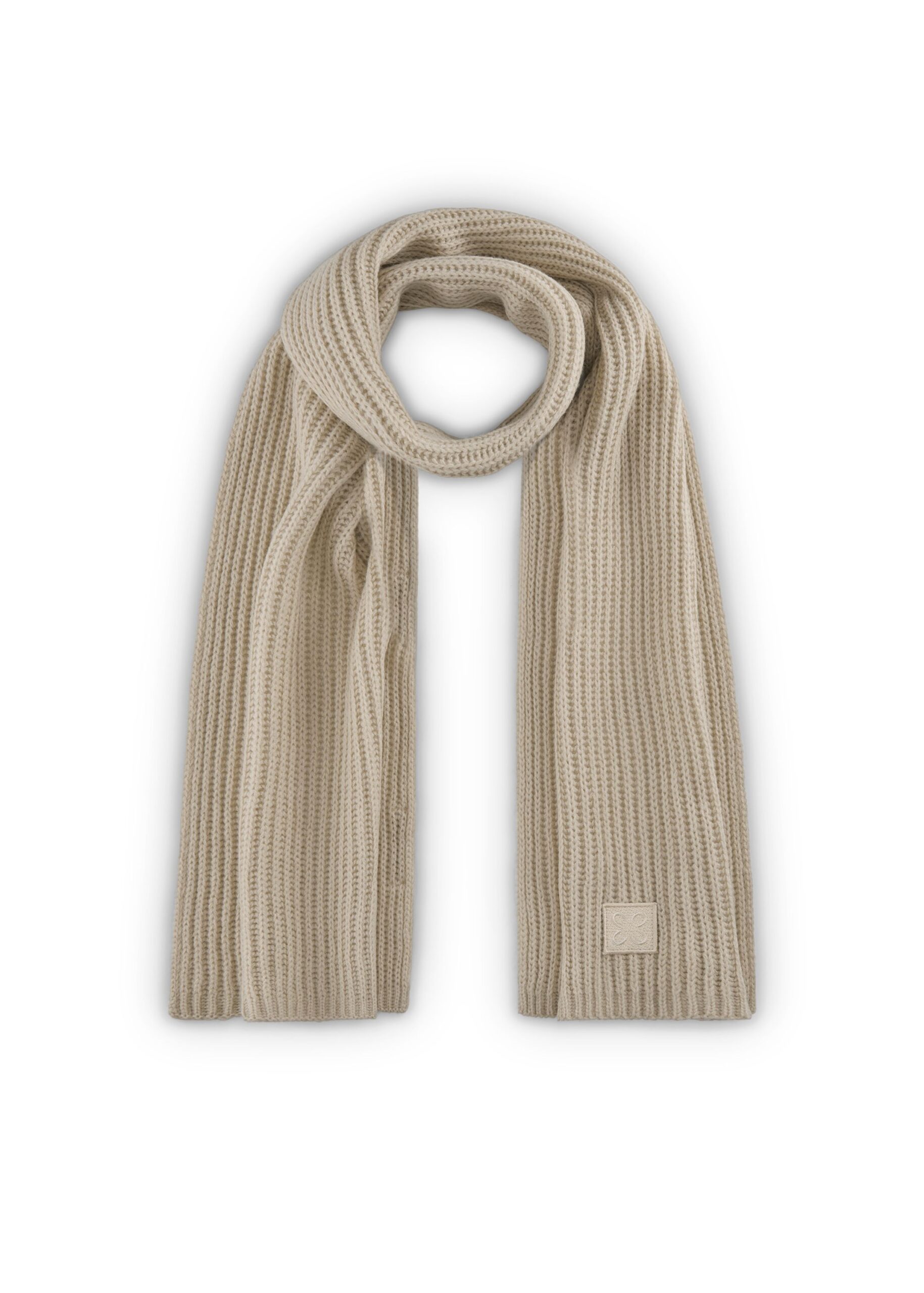 Codello Schal in weicher Wollmischung aus Rippenstrick